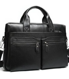 Чоловіча сумка для офіса 39x28×8, портфель папка для ноутбука та паперів SK N76955 чорний картинка, зображення, фото