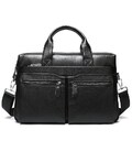 Мужская сумка для офиса 39x28×8, портфель папка для ноутбука и бумаг SK N76955 черный фото, картинка, изображение