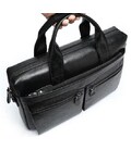 Чоловіча сумка для офіса 39x28×8, портфель папка для ноутбука та паперів SK N76955 чорний картинка, зображення, фото