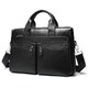 Мужская сумка для офиса 39x28×8, портфель папка для ноутбука и бумаг SK N76955 черный фото