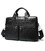 Мужская сумка для офиса 39x28×8, портфель папка для ноутбука и бумаг SK N76955 черный фото, картинка, изображение