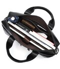 Мужская сумка для офиса 39x28×8, портфель папка для ноутбука и бумаг SK N76955 черный фото, картинка, изображение