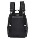 Чоловічий шкіряний рюкзак для поїздок та прогулянок 30х40х17, сумка на спину в офіс Tiding Bag 75362 чорна картинка, зображення,