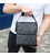 Сумка месенджер 21.5x25x7 шкіряна барсетка для чоловіків Tiding Bag 35775 чорна картинка, зображення, фото