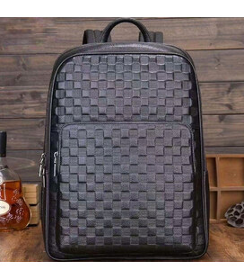 Рюкзак чоловічий 30х41х12, міський наплічник для ноутбука та документів Tiding Bag 13292 чорний картинка, зображення, фото