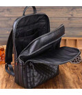 Рюкзак чоловічий 30х41х12, міський наплічник для ноутбука та документів Tiding Bag 13292 чорний картинка, зображення, фото