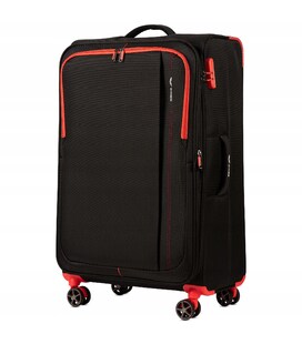 Валіза Wings AVC01 велика L чорна 4 колесна картинка, зображення, фото