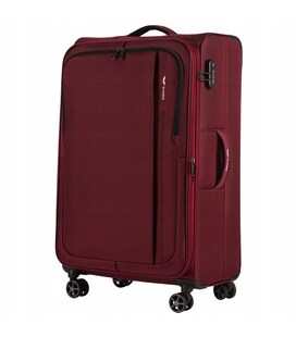 Валіза Wings AVC01 велика L чорна 4 бордова