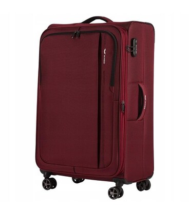 Чемодан Wings AVC01 большой L черный 4 бордовый фото, картинка, изображение