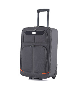 Валіза Semi Line 20" (S) Grey/Orange Lines (T5754-1) картинка, зображення, фото