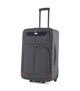 Валіза Semi Line 24" (M) Grey/Orange Lines (T5754-2) картинка, зображення, фото