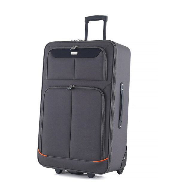 Валіза Semi Line 28" (L) Grey/Orange Lines (T5754-3) картинка, зображення, фото