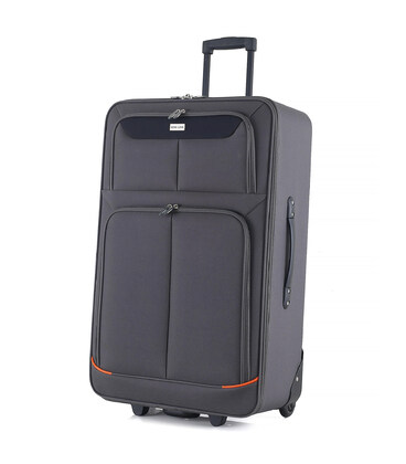 Валіза Semi Line 28" (L) Grey/Orange Lines (T5754-3) картинка, зображення, фото