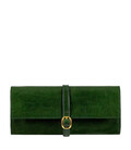 Шкіряний жіночий дорожній футляр для ювелірних виробів - Madame Bovary - Зелений колір - Time Resistance 5241001 картинка, зобра