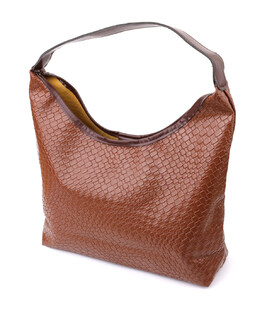 Жіноча сумка з переплетеної екошкіри Vintage sale_15142 Коричневий картинка, зображення, фото