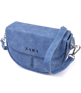 Каркасна сумка жіноча з якісного текстилю Vintage sale_15147 Синій картинка, зображення, фото