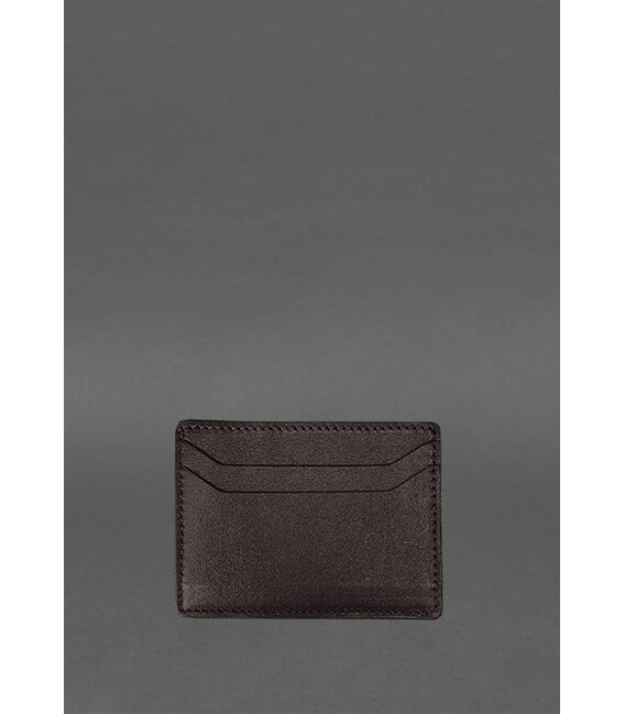 Шкіряний кард-кейс (портмоне) 10.0, коричневий картинка, зображення, фото