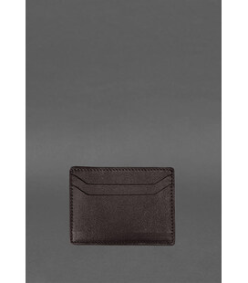 Шкіряний кард-кейс (портмоне) 10.0, коричневий картинка, зображення, фото