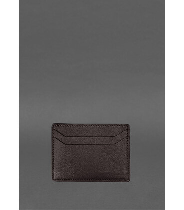 Шкіряний кард-кейс (портмоне) 10.0, коричневий картинка, зображення, фото