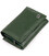 Горизонтальное портмоне из кожи унисекс на магните ST Leather 19332 Зеленое фото, картинка, изображение