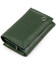 Горизонтальное портмоне из кожи унисекс на магните ST Leather 19332 Зеленое фото, картинка, изображение