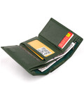 Горизонтальное портмоне из кожи унисекс на магните ST Leather 19332 Зеленое фото, картинка, изображение