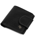 Портмоне з монетницею Grande Pelle 500610 чорне картинка, зображення, фото