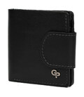 Портмоне з монетницею Grande Pelle 500610 чорне картинка, зображення, фото