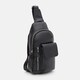 Чоловічий шкіряний рюкзак через плече Keizer K1219bl-black картинка, зображення, фото