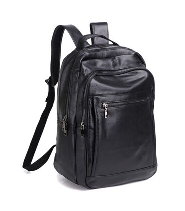 Чоловічий шкіряний рюкзак Keizer k1336-black картинка, зображення, фото