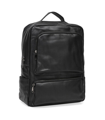Чоловічий шкіряний рюкзак Keizer K1544-black картинка, зображення, фото