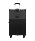 Валіза Wings LN01 велика L чорна-сіра 4 колесна - картинка, зображення, фото валізи