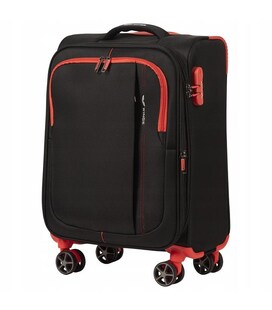 Чемодан Wings AVC01 маленький S черный 4 колесный фото, картинка, изображение