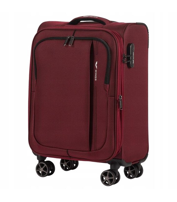 Валіза Wings AVC01 маленька S бордова 4 колесна картинка, зображення, фото