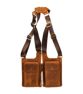 Сумка кобура TARWA RB-2200RL-4lx подвійна коньячна картинка, зображення, фото