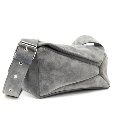 Сумка маленькая женская мягкая замшевая Tavinchi CH-036G-Y фото, картинка, изображение