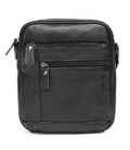 Чоловіча шкіряна сумка Keizer K1688-black картинка, зображення, фото