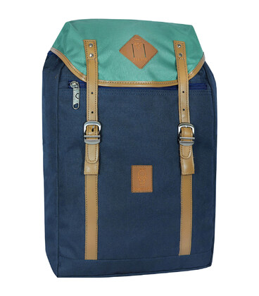 Рюкзак Bagland Successful 17 л. 225 синій/зелений (0050466) картинка, зображення, фото