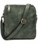 Сумка месенджер чоловіча вертикальна через плече TARWA Зелений RЕ-60121-3md картинка, зображення, фото