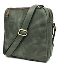 Сумка месенджер чоловіча вертикальна через плече TARWA Зелений RЕ-60121-3md фото, картинка, изображение