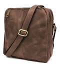 Сумка месенджер чоловіча вертикальна через плече TARWA Коричневий RC-60121-3md картинка, зображення, фото
