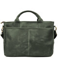 Сумка-портфель чоловіча на плече із ручками TARWA Зелений RЕ-3990-3md картинка, зображення, фото