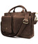 Сумка-портфель чоловіча на плече із ручками TARWA Коричневий RC-3990-3md фото, картинка, изображение