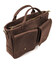 Сумка-портфель чоловіча на плече із ручками TARWA Коричневий RC-3990-3md фото, картинка, изображение