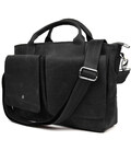 Сумка-портфель чоловіча на плече із ручками TARWA Чорний RА-3990-3md картинка, зображення, фото