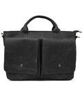 Сумка-портфель чоловіча на плече із ручками TARWA Чорний RА-3990-3md картинка, зображення, фото