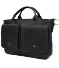Сумка-портфель чоловіча на плече із ручками TARWA Чорний RА-3990-3md картинка, зображення, фото
