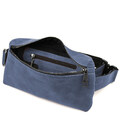 Сумка чоловіча напоясна (через плече) невелика TARWA Синій (RК-1818-3md) картинка, зображення, фото