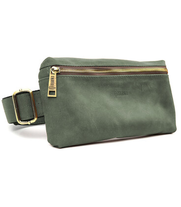 Сумка чоловіча напоясна (через плече) невелика TARWA Зелений (RЕ-1818-3md) картинка, зображення, фото