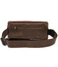 Сумка чоловіча напоясна (через плече) невелика TARWA Коричневий (RС-1818-3md) картинка, зображення, фото